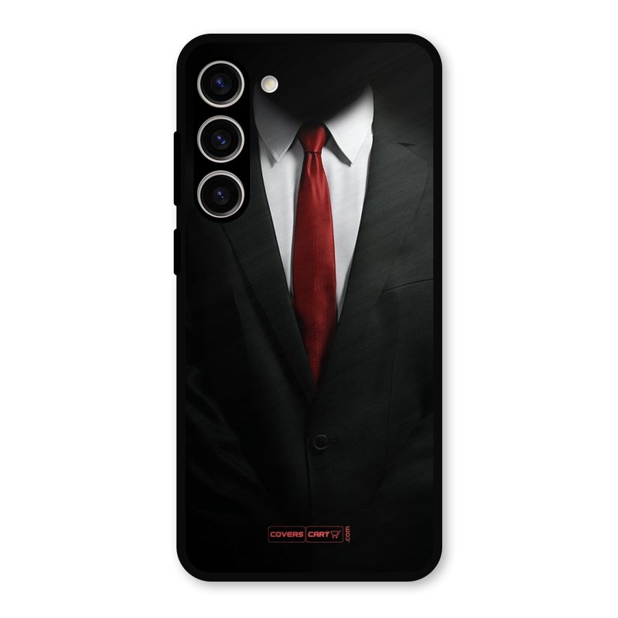 Classic Suit Metal Back Case for Galaxy S23 Plus