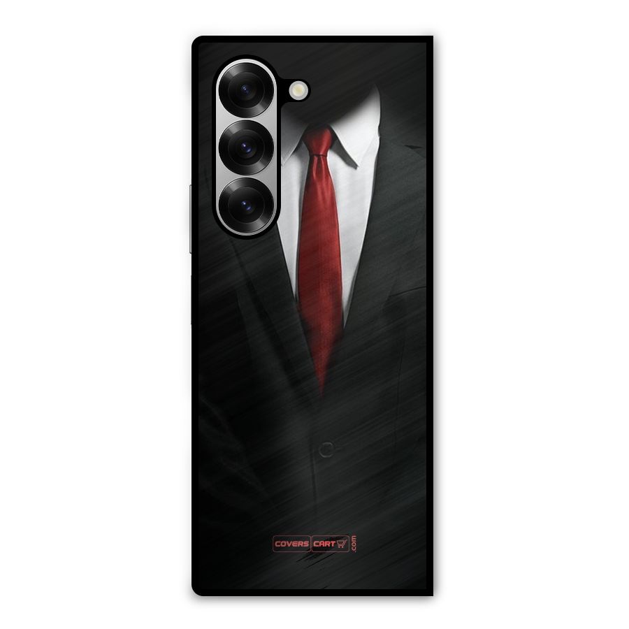 Classic Suit Metal Back Case for Galaxy Z Fold6