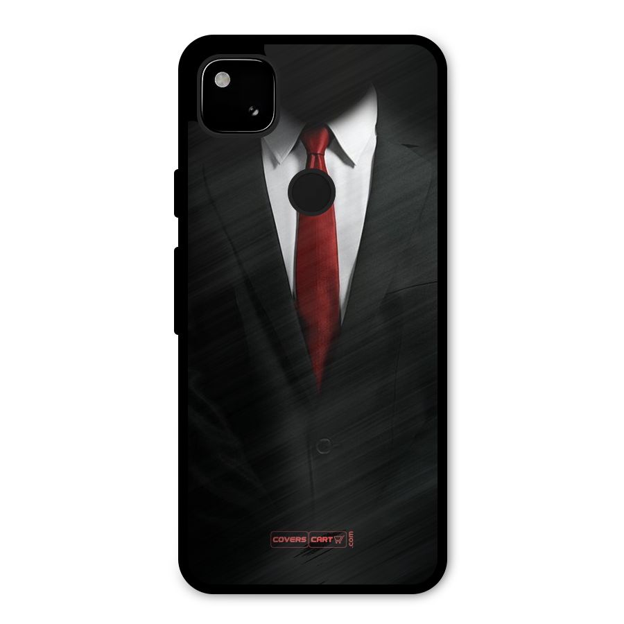 Classic Suit Metal Back Case for Google Pixel 4a