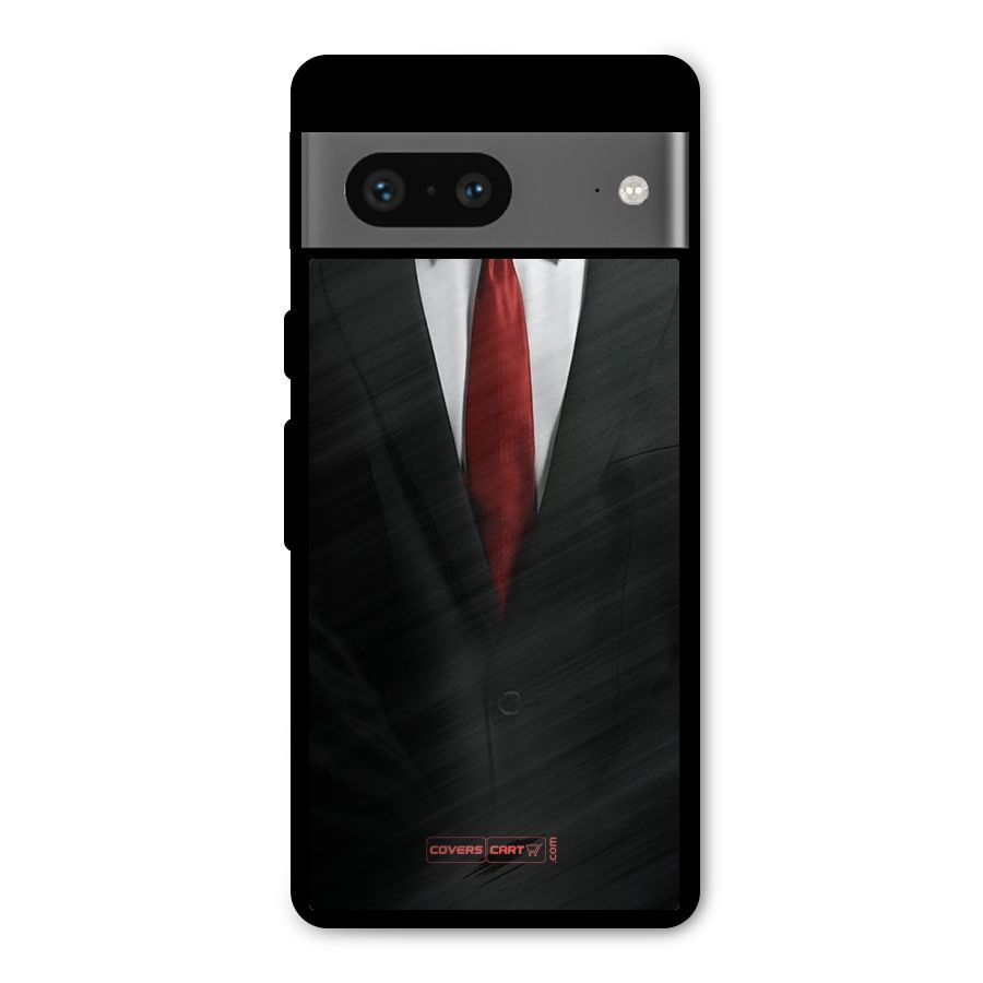 Classic Suit Metal Back Case for Google Pixel 7