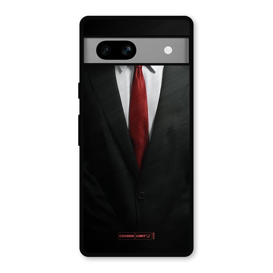 Classic Suit Metal Back Case for Google Pixel 7a