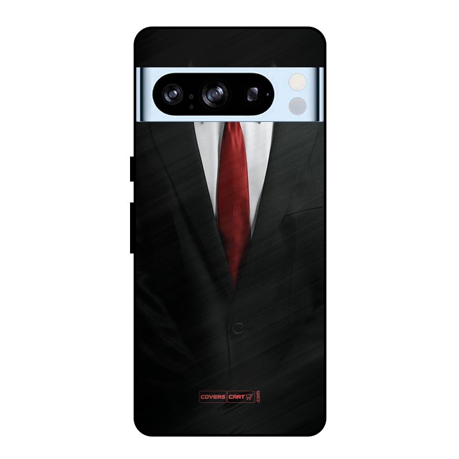 Classic Suit Metal Back Case for Google Pixel 8 Pro