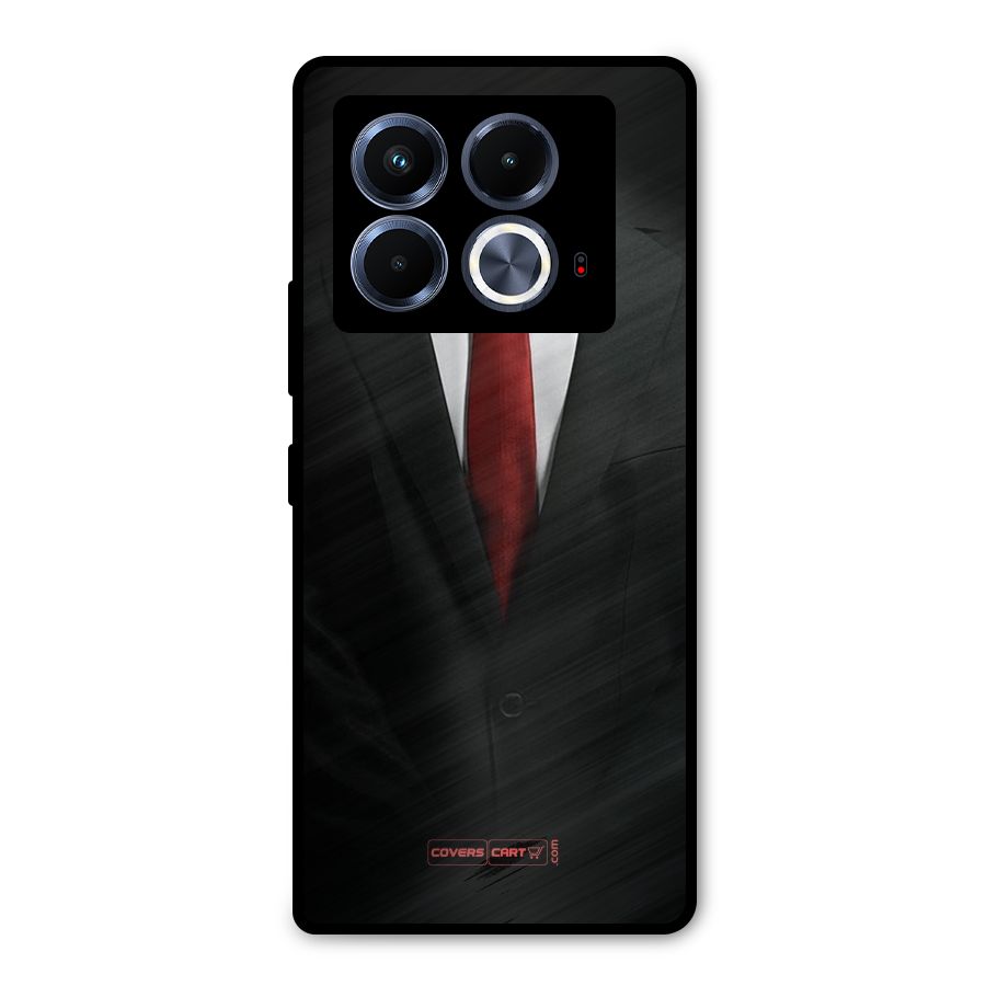 Classic Suit Metal Back Case for Infinix Note 40 5G