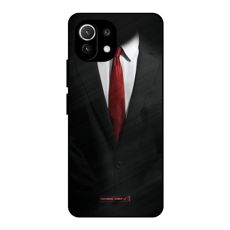 Classic Suit Metal Back Case for Mi 11 Lite