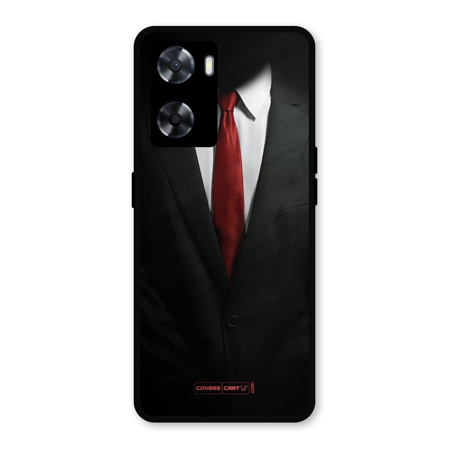 Classic Suit Metal Back Case for Oppo A57 2022