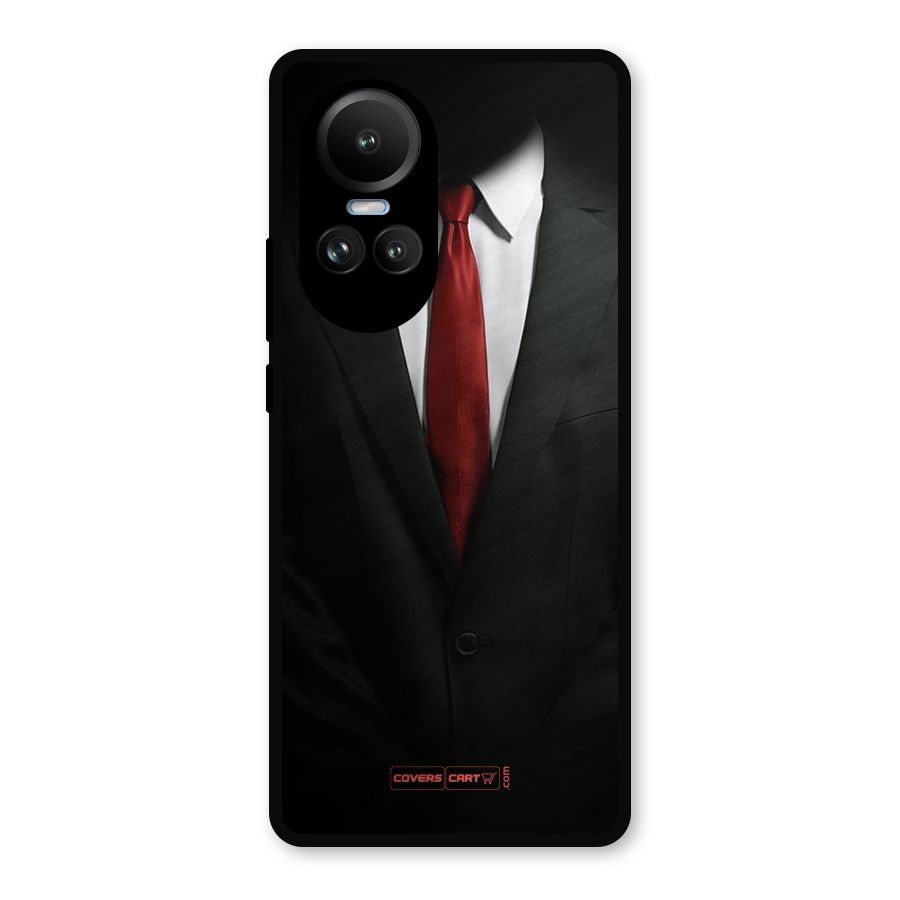 Classic Suit Metal Back Case for Oppo Reno10