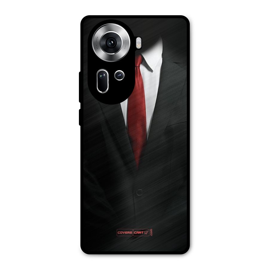 Classic Suit Metal Back Case for Oppo Reno11 5G
