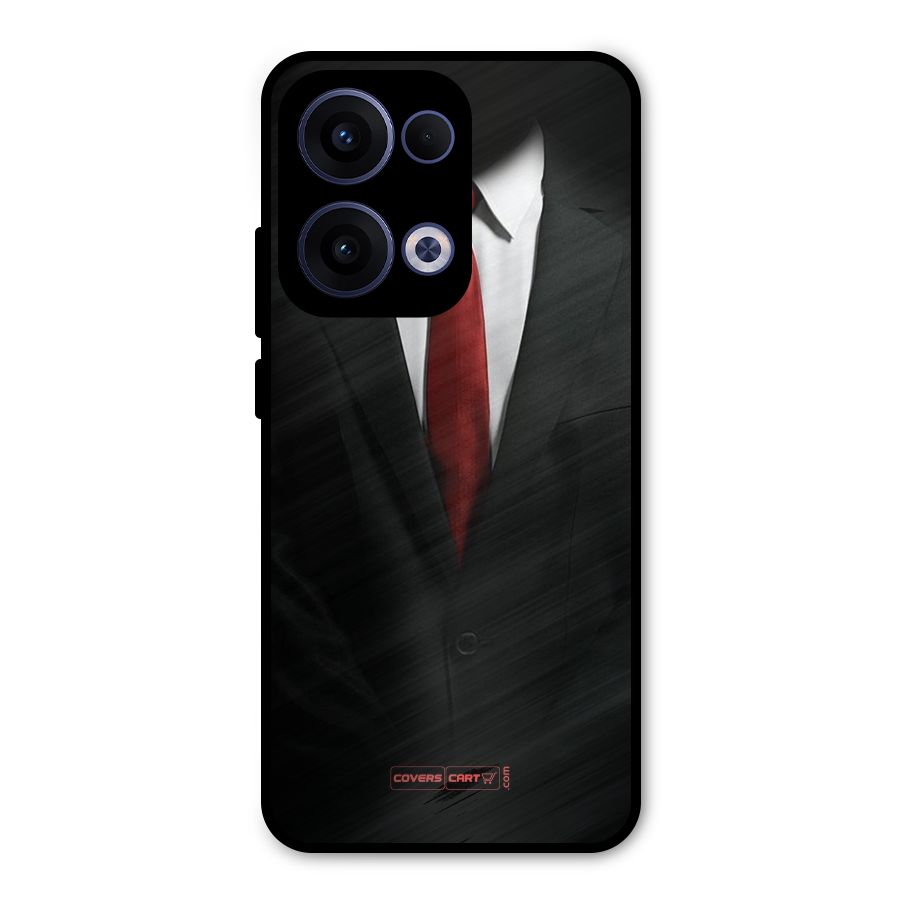 Classic Suit Metal Back Case for Oppo Reno13