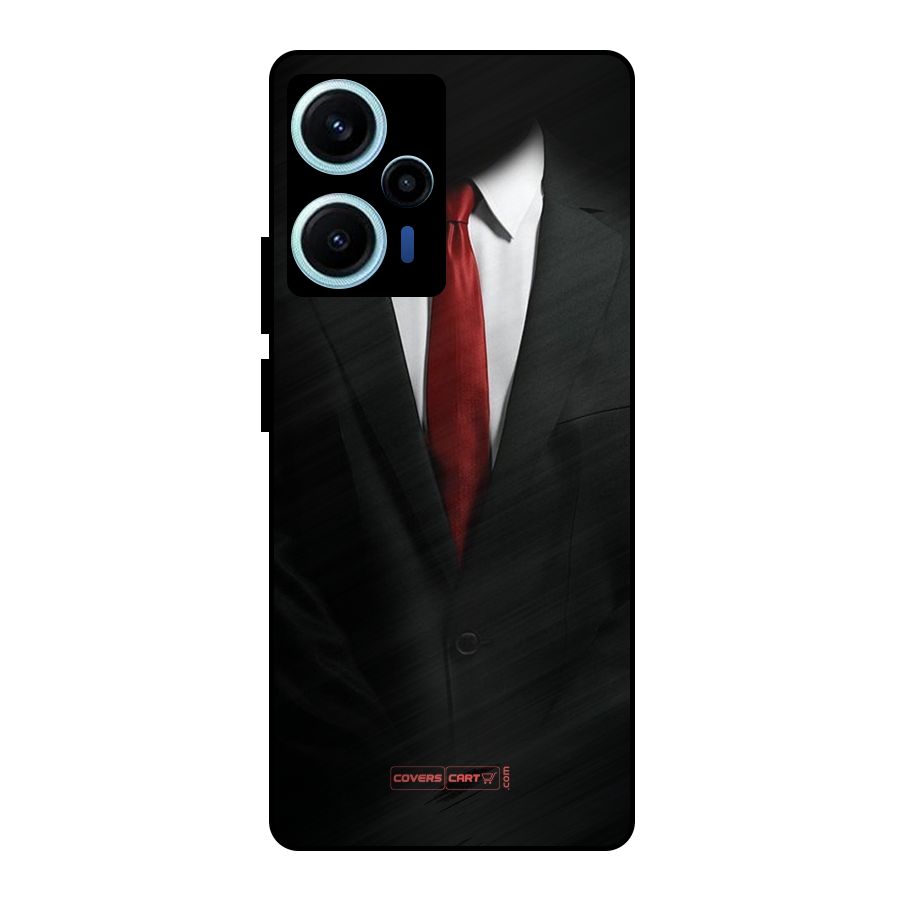 Classic Suit Metal Back Case for Poco F5