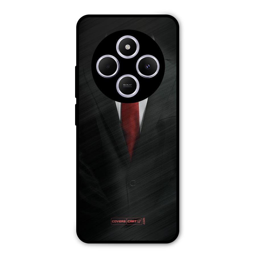 Classic Suit Metal Back Case for Poco M7