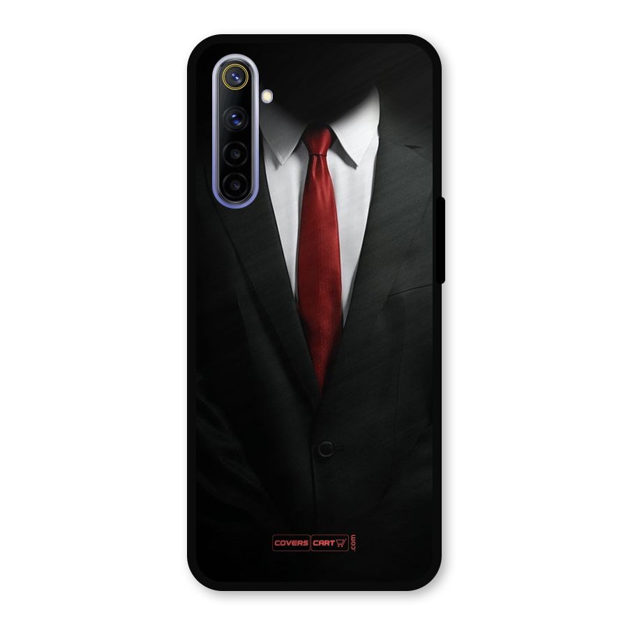 Classic Suit Metal Back Case for Realme 6i