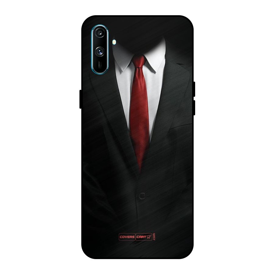 Classic Suit Metal Back Case for Realme C3