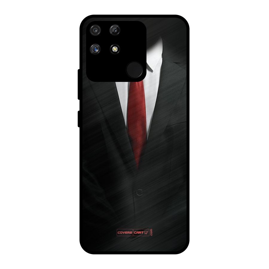 Classic Suit Metal Back Case for Realme Narzo 50A