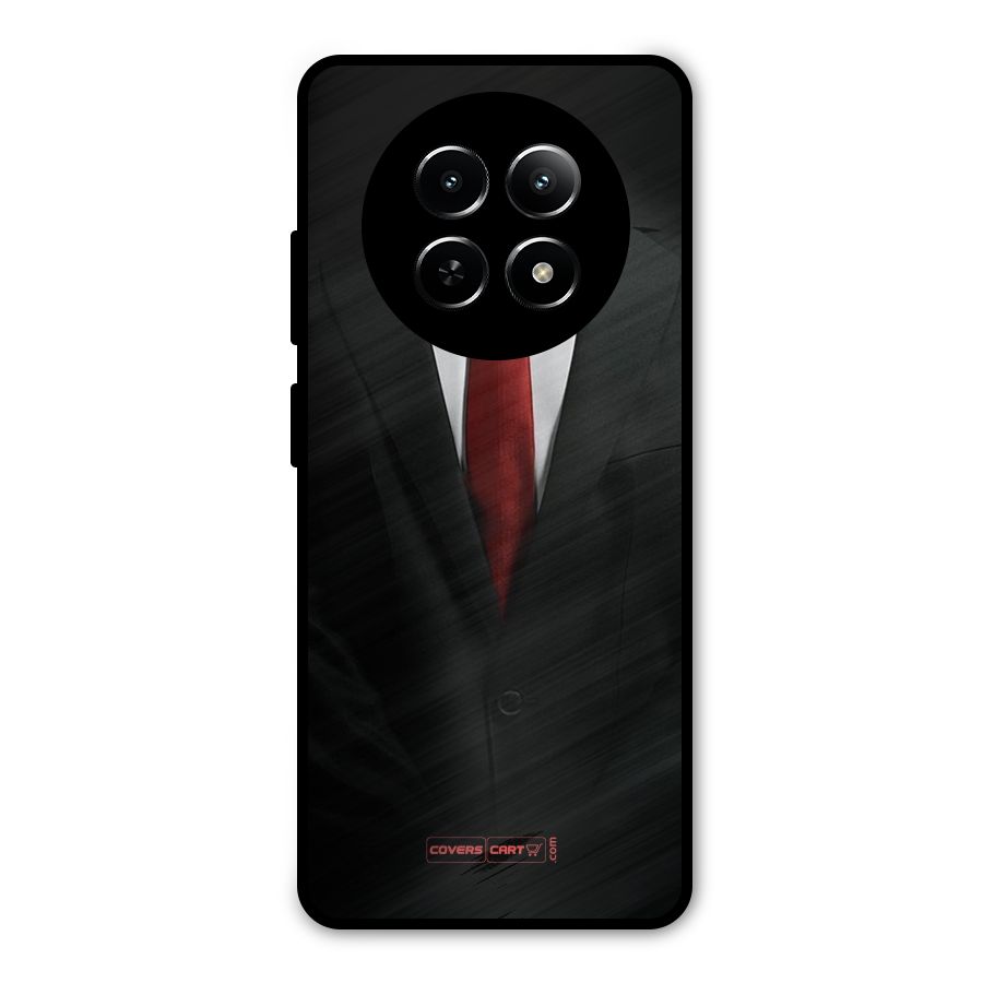 Classic Suit Metal Back Case for Realme Narzo 70x 5G