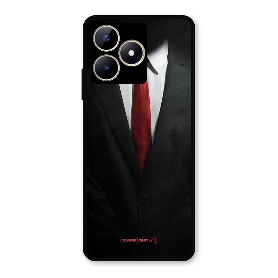 Classic Suit Metal Back Case for Realme Narzo N53