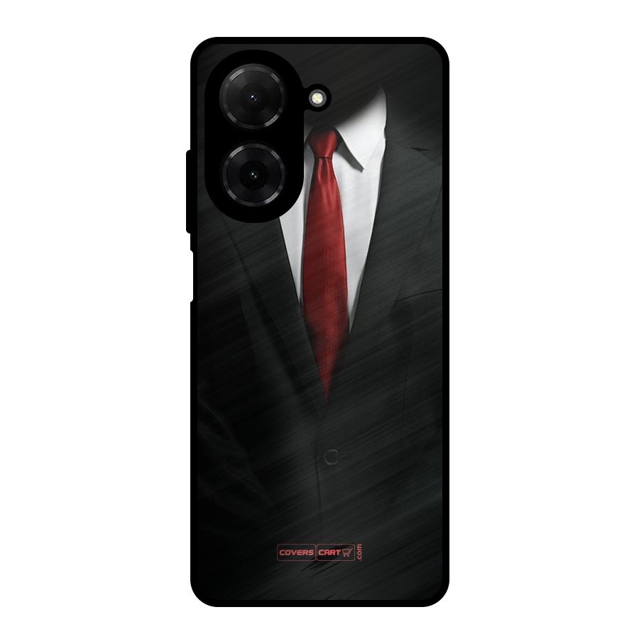 Classic Suit Metal Back Case for Redmi A5 4G