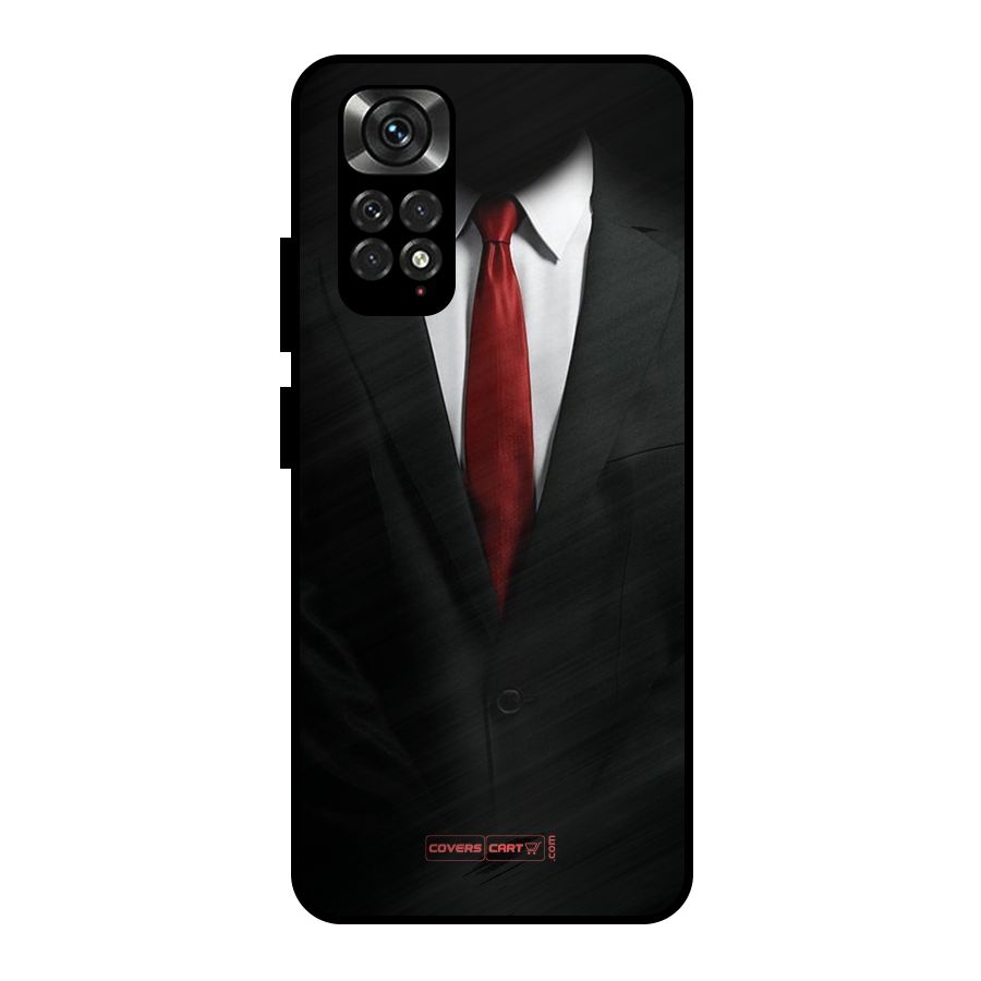 Classic Suit Metal Back Case for Redmi Note 11 Pro Plus 5G