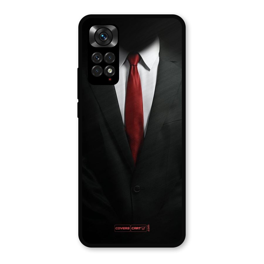Classic Suit Metal Back Case for Redmi Note 11s