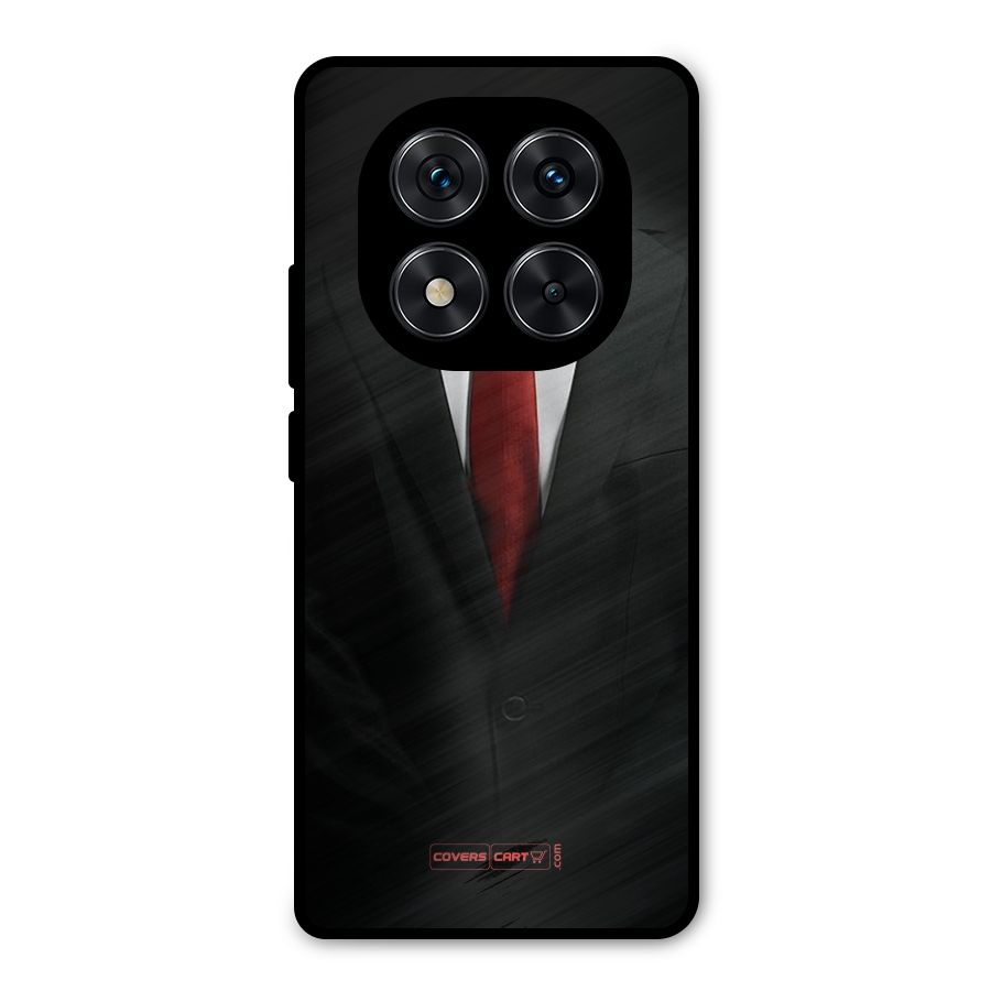 Classic Suit Metal Back Case for Redmi Note 14 Pro 5G