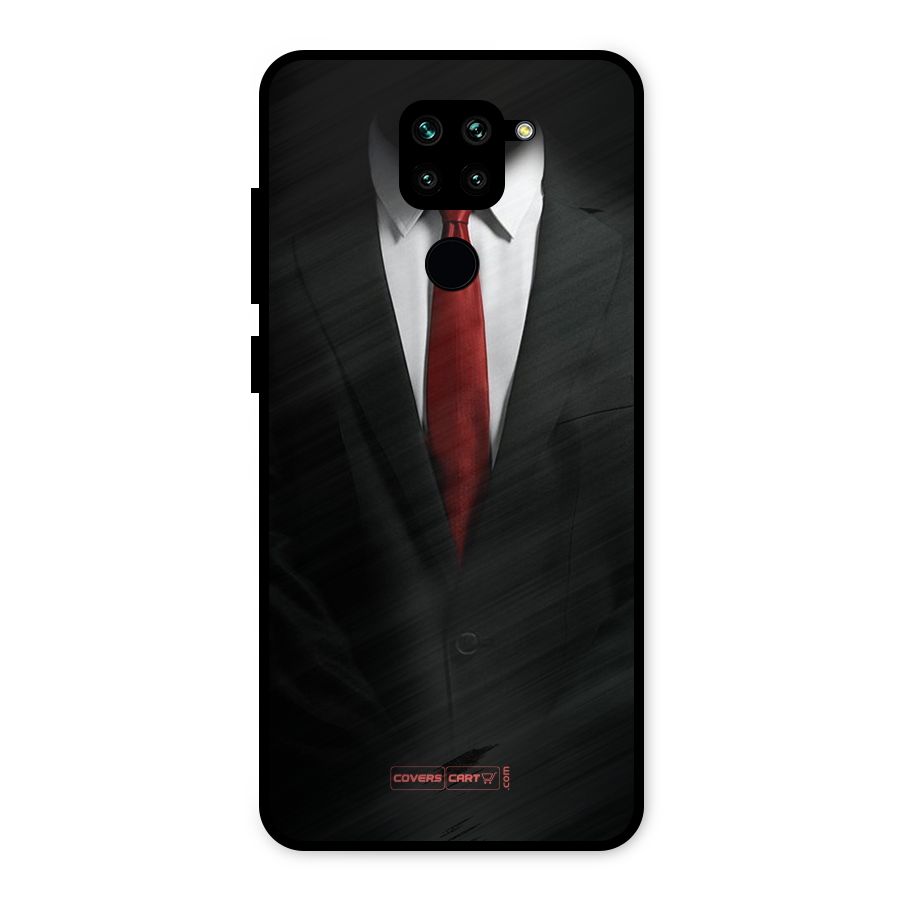 Classic Suit Metal Back Case for Redmi Note 9