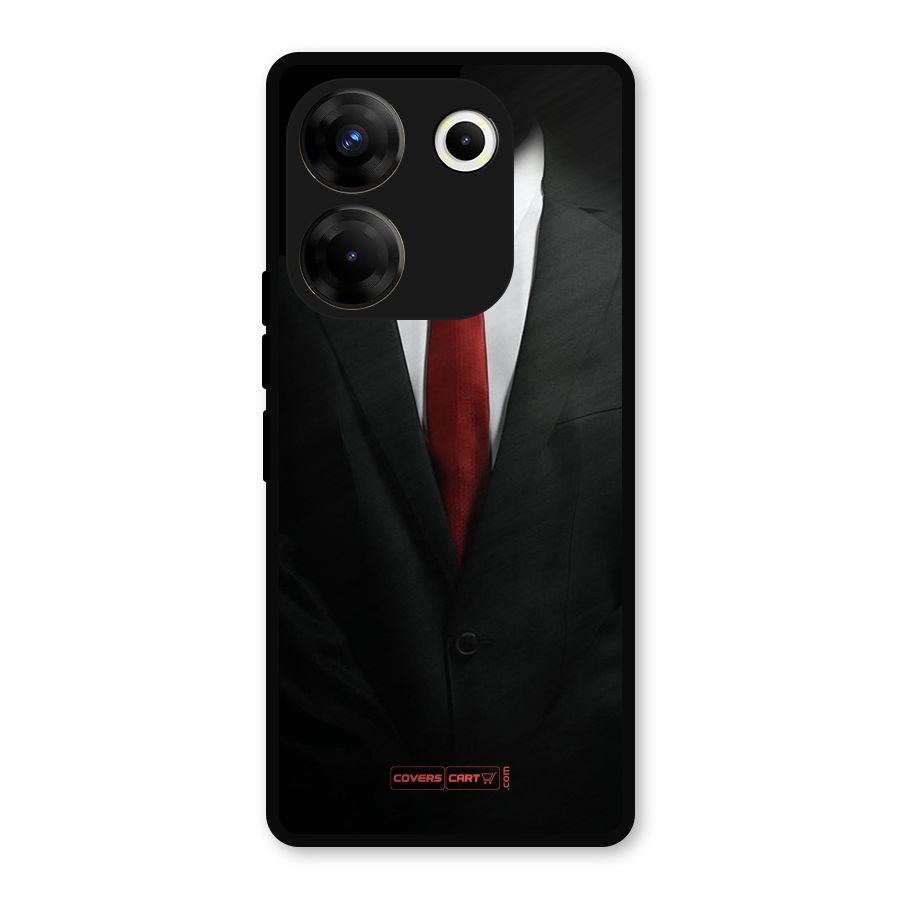 Classic Suit Metal Back Case for Tecno Camon 20 Pro