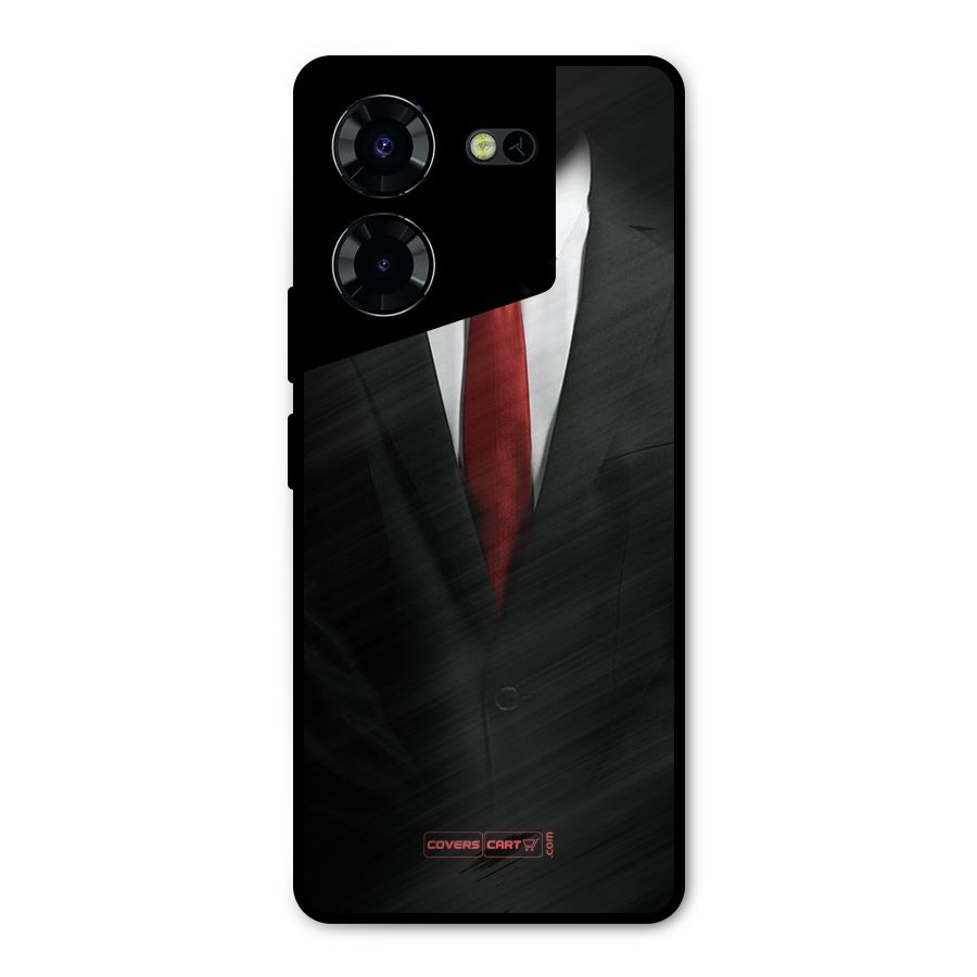 Classic Suit Metal Back Case for Tecno Pova 5 Pro 5G