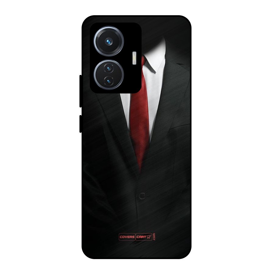 Classic Suit Metal Back Case for Vivo T1 44W