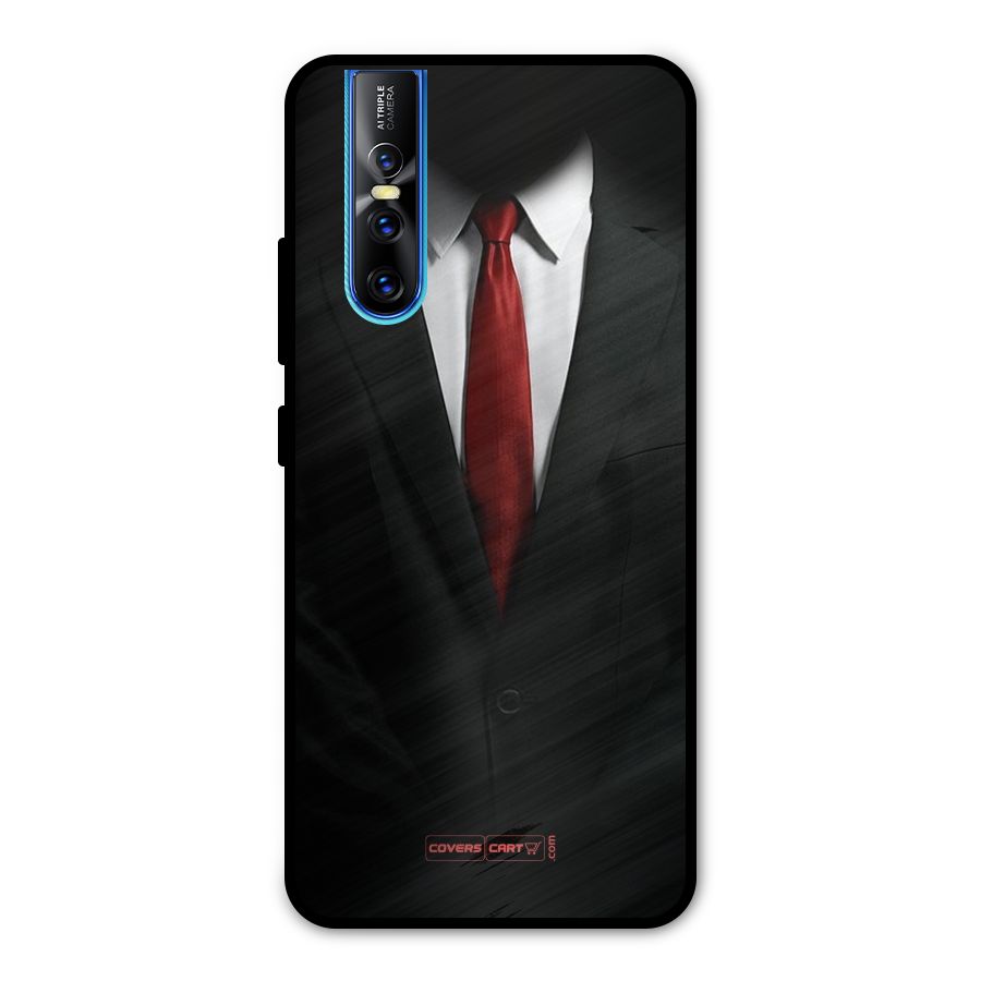 Classic Suit Metal Back Case for Vivo V15 Pro