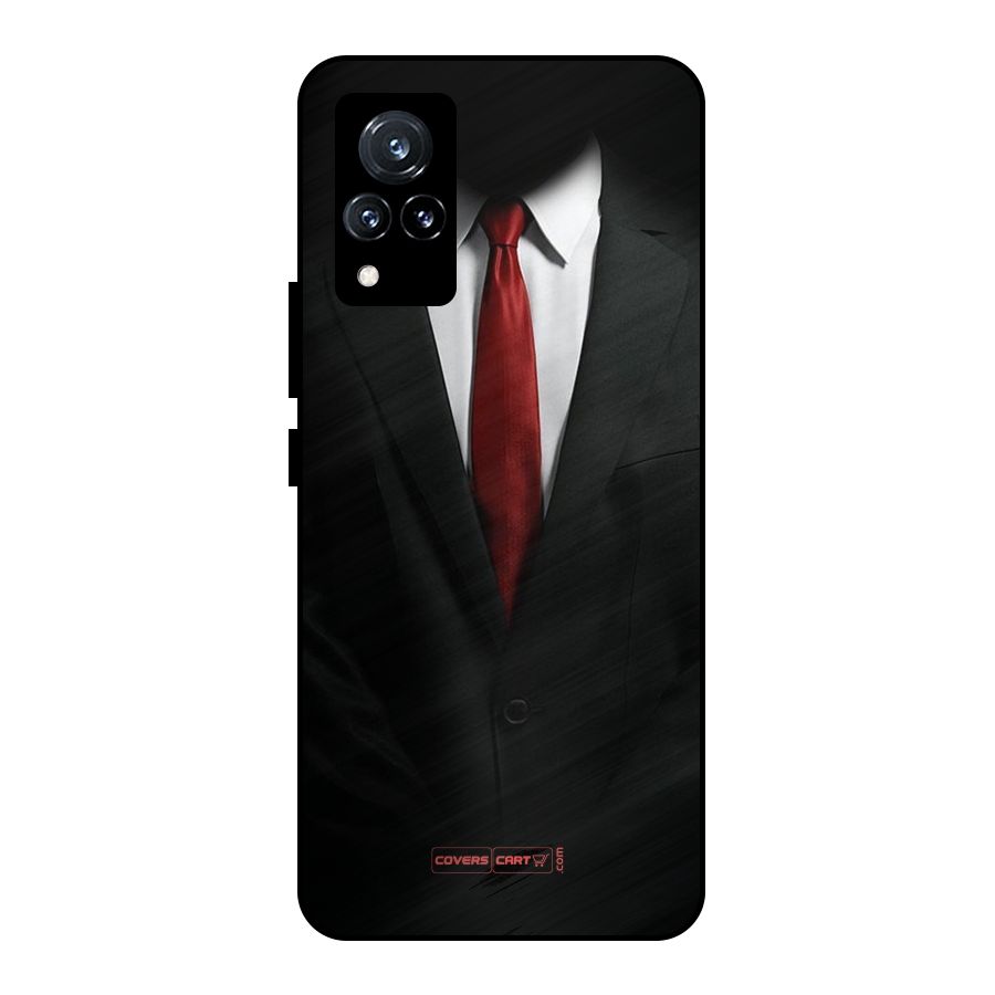 Classic Suit Metal Back Case for Vivo V21 5G