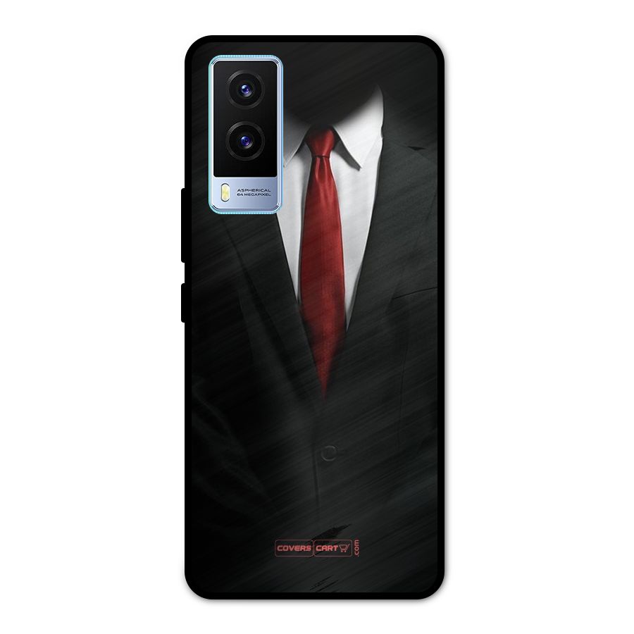 Classic Suit Metal Back Case for Vivo V21e 5G