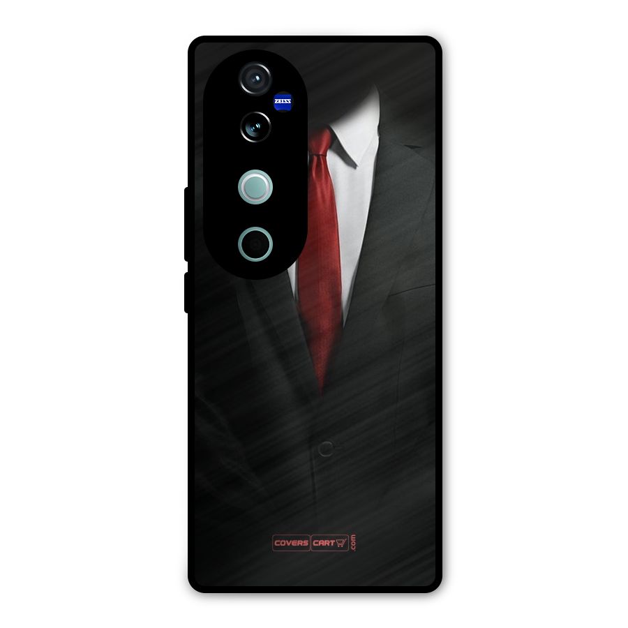Classic Suit Metal Back Case for Vivo V40