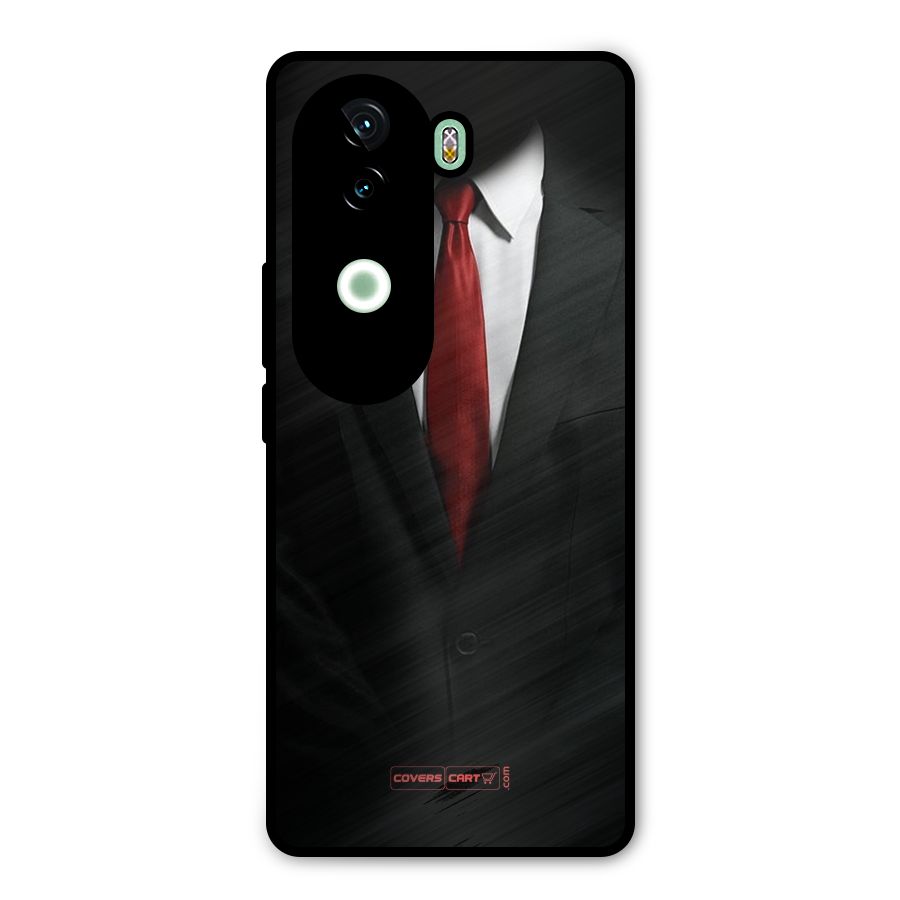 Classic Suit Metal Back Case for Vivo V40e