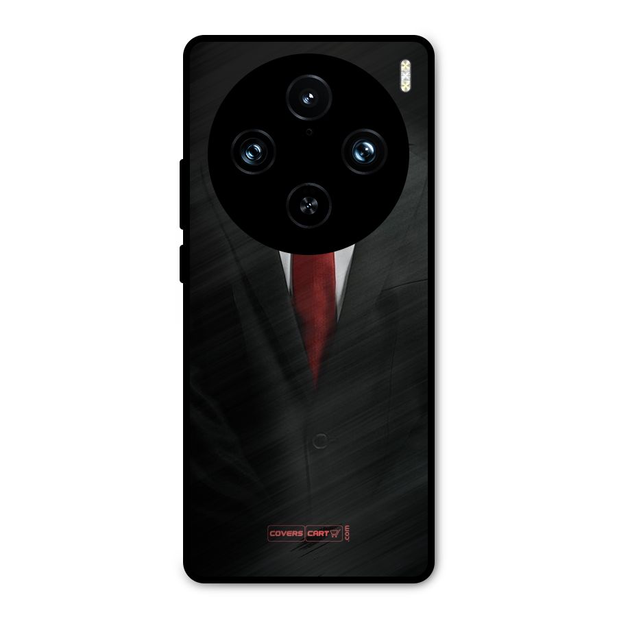 Classic Suit Metal Back Case for Vivo X100 Pro