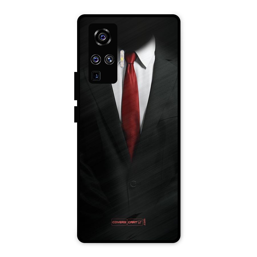 Classic Suit Metal Back Case for Vivo X50 Pro