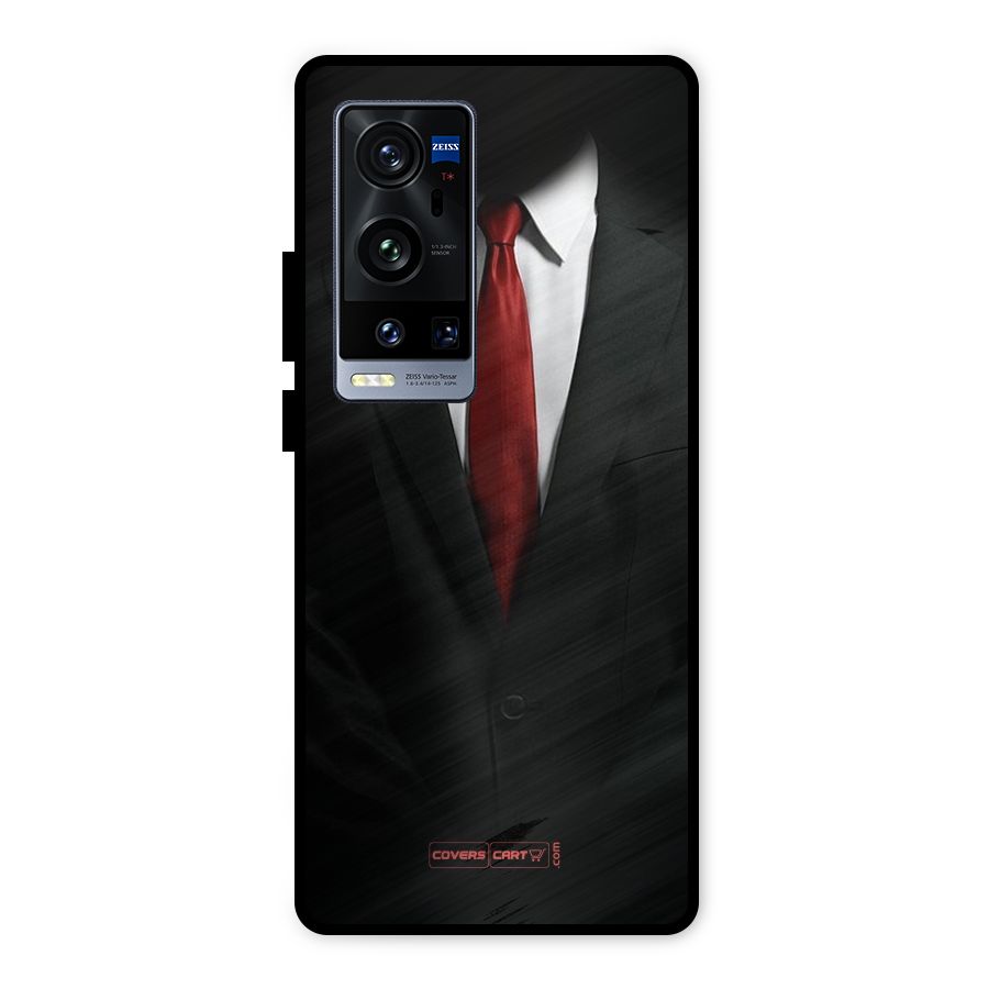 Classic Suit Metal Back Case for Vivo X60 Pro Plus