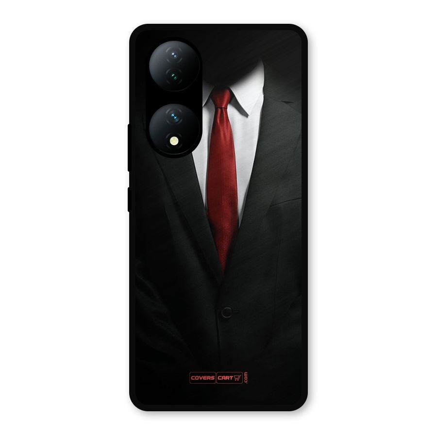 Classic Suit Metal Back Case for Vivo Y100a