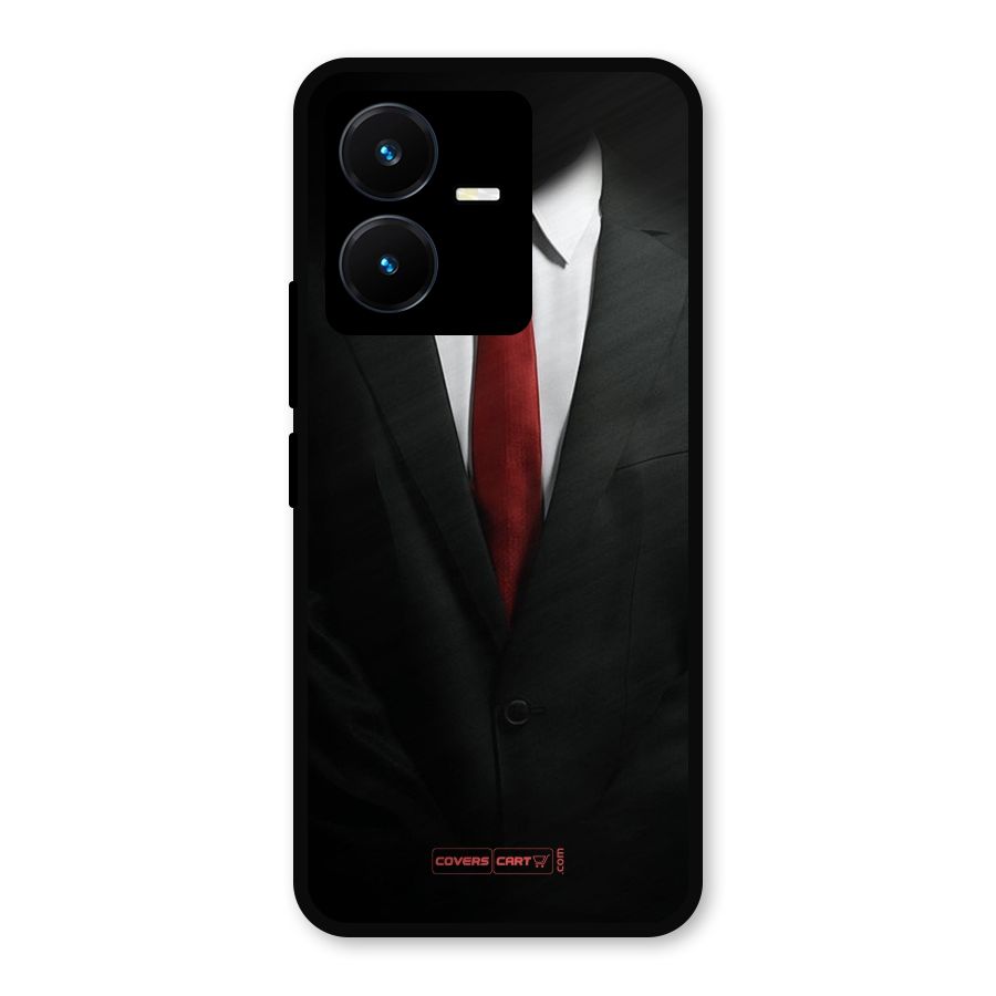 Classic Suit Metal Back Case for Vivo Y22s