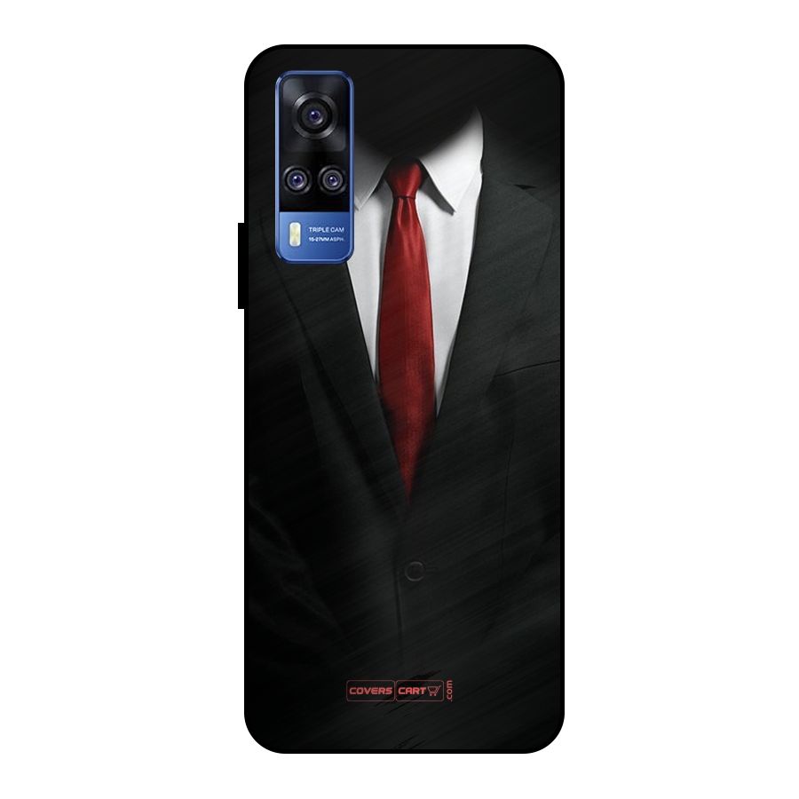 Classic Suit Metal Back Case for Vivo Y51
