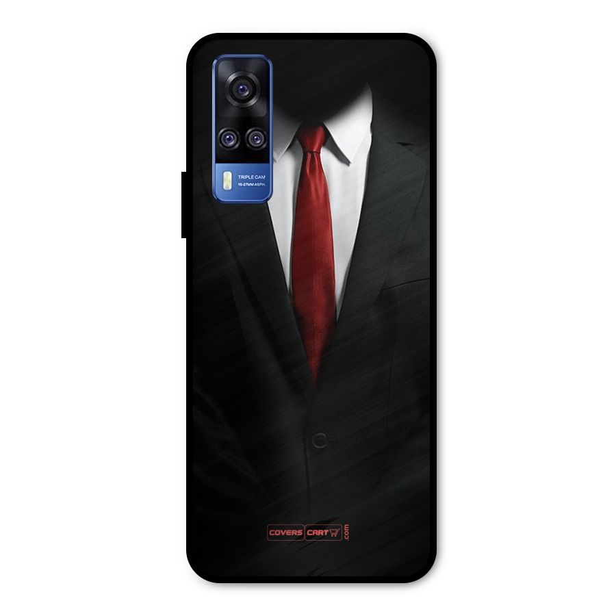 Classic Suit Metal Back Case for Vivo Y51A