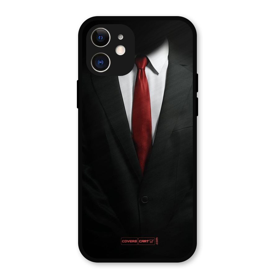 Classic Suit Metal Back Case for iPhone 12