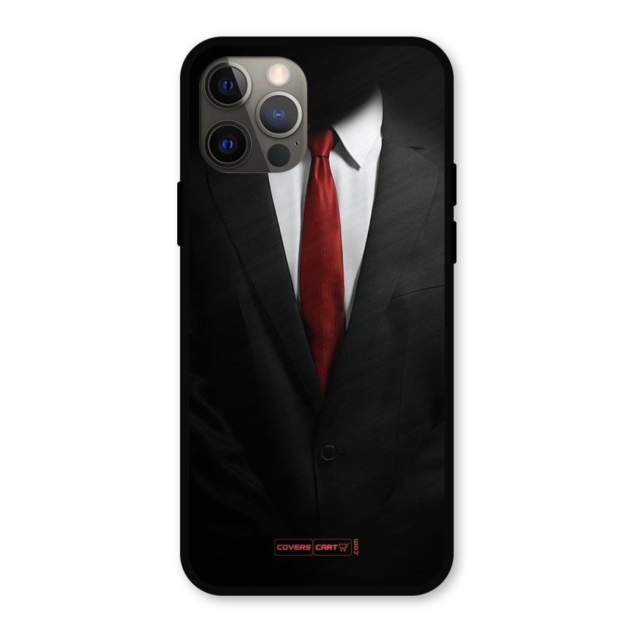 Classic Suit Metal Back Case for iPhone 12 Pro