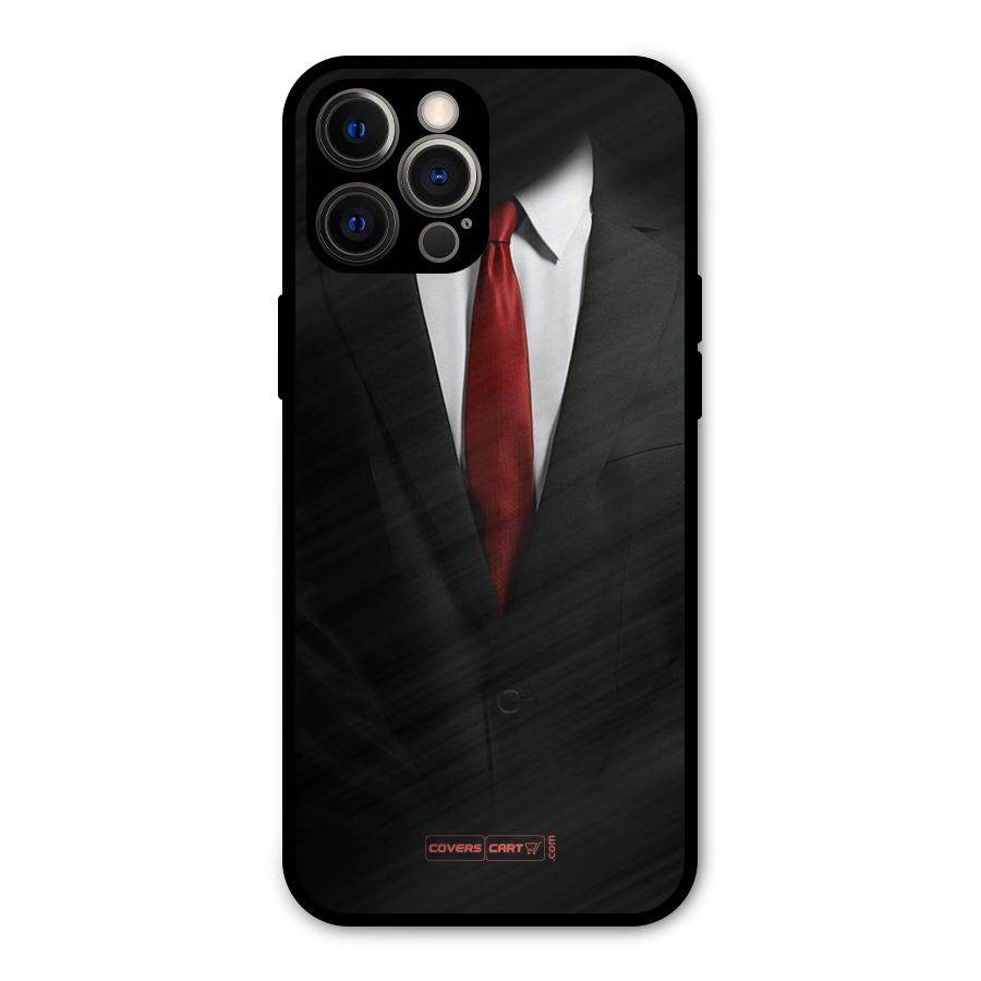 Classic Suit Metal Back Case for iPhone 12 Pro Max