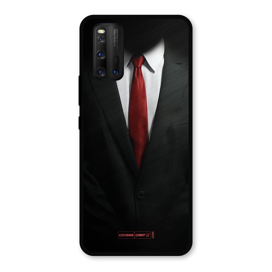Classic Suit Metal Back Case for iQOO 3