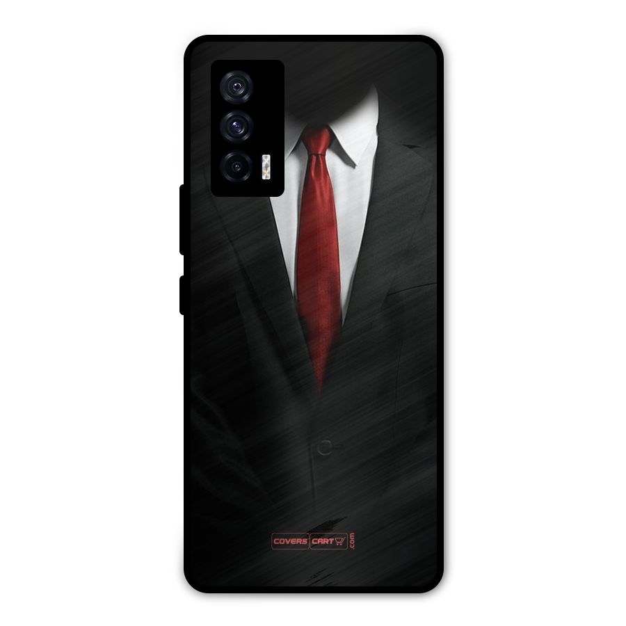 Classic Suit Metal Back Case for iQOO 7 5G