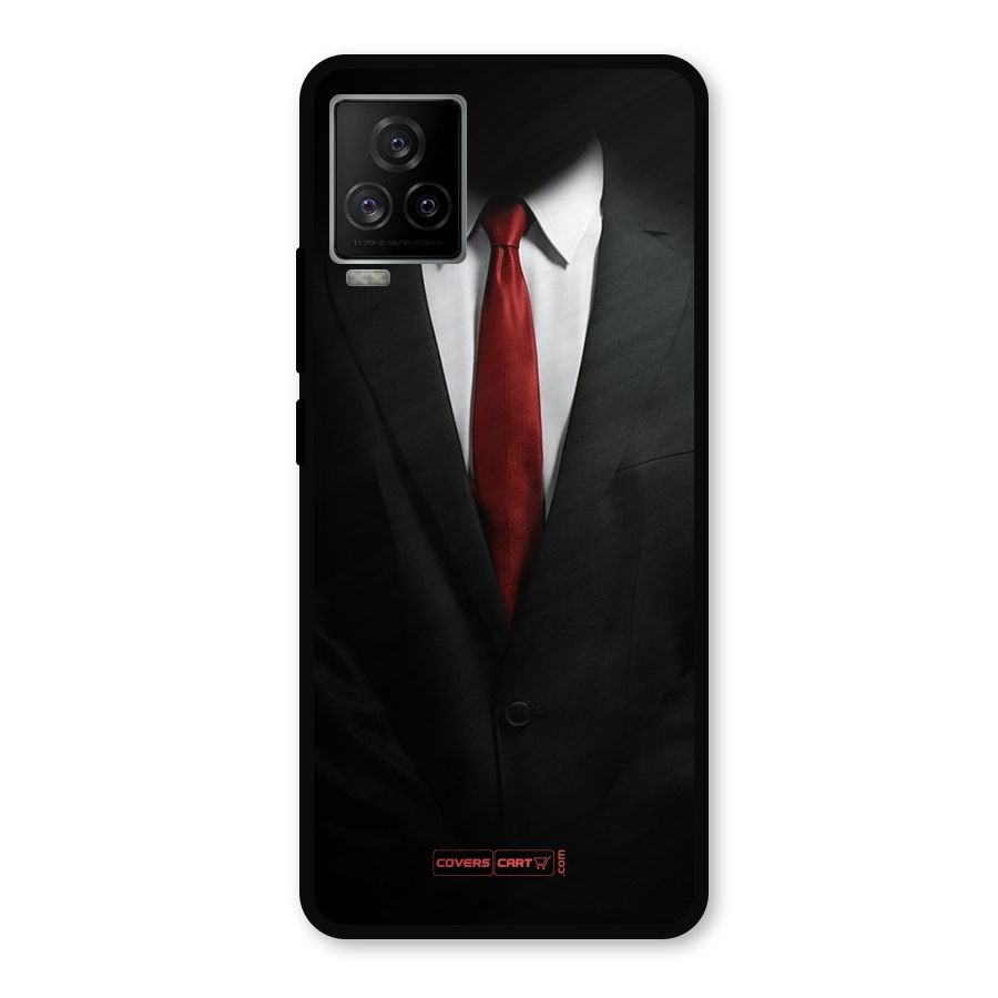 Classic Suit Metal Back Case for iQOO 7 Legend 5G
