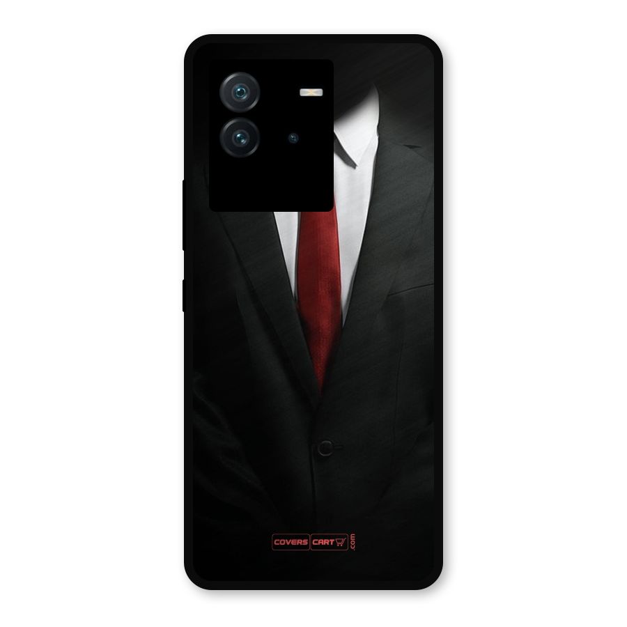 Classic Suit Metal Back Case for iQOO Neo 6 5G