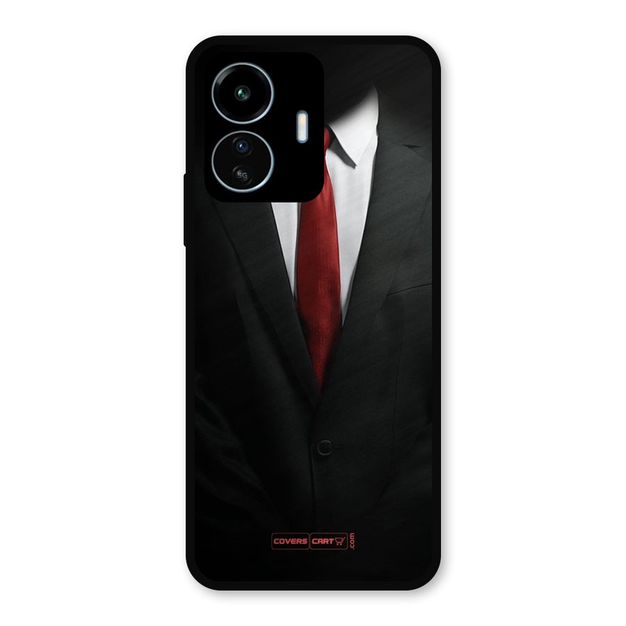 Classic Suit Metal Back Case for vivo iQOO Z6 Lite 5G