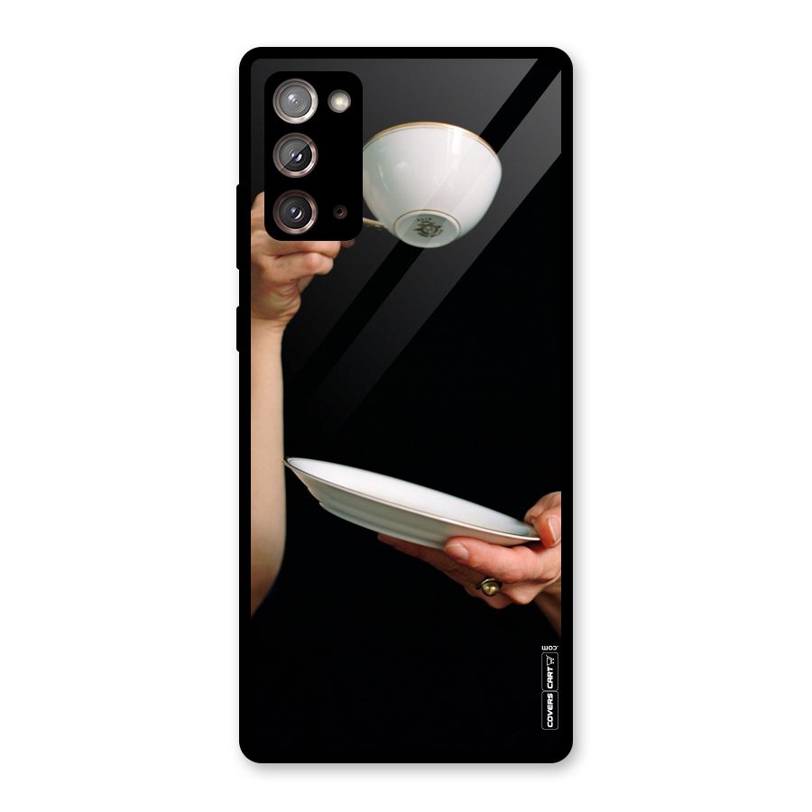 Classic Tea Cup Glass Back Case for Galaxy Note 20