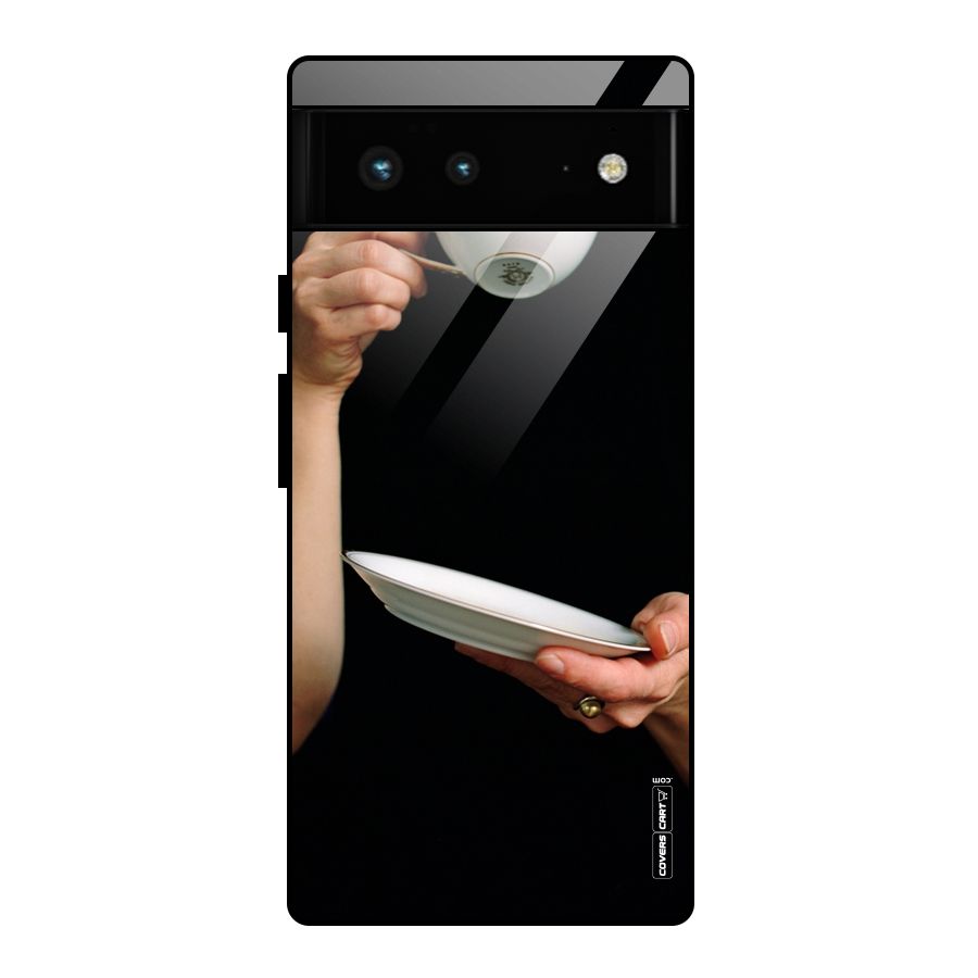 Classic Tea Cup Glass Back Case for Google Pixel 6