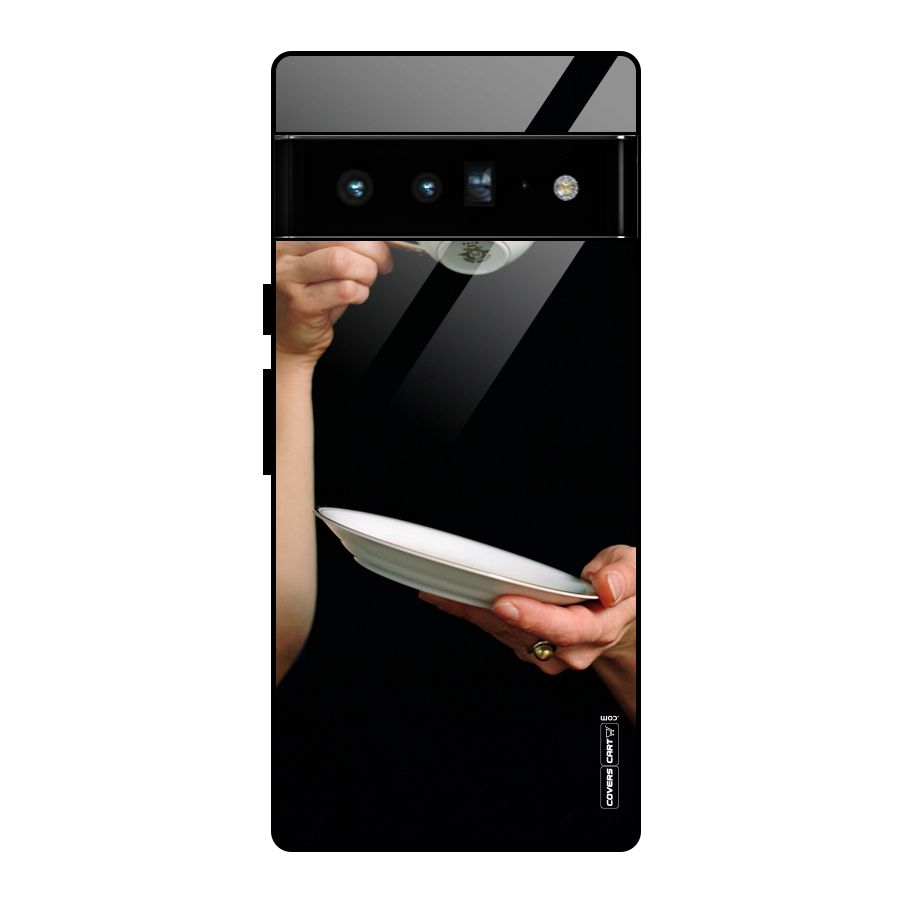 Classic Tea Cup Glass Back Case for Google Pixel 6 Pro